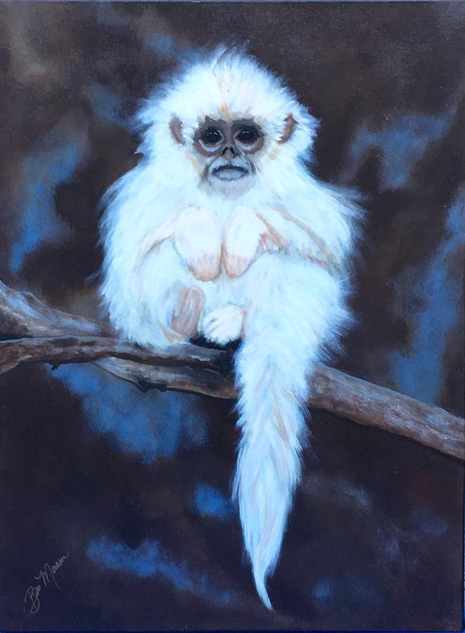 Snub Nose Golden Monkey-Monkey Business Painting by Bill Manson