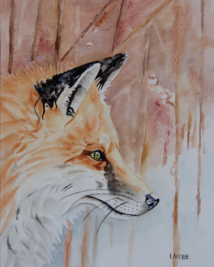 Fox Painting - So Insightful by Kimberly Lavelle