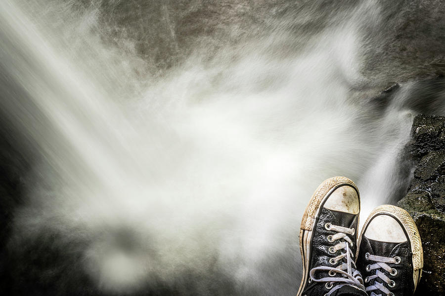 Soaked Sneakers Photograph