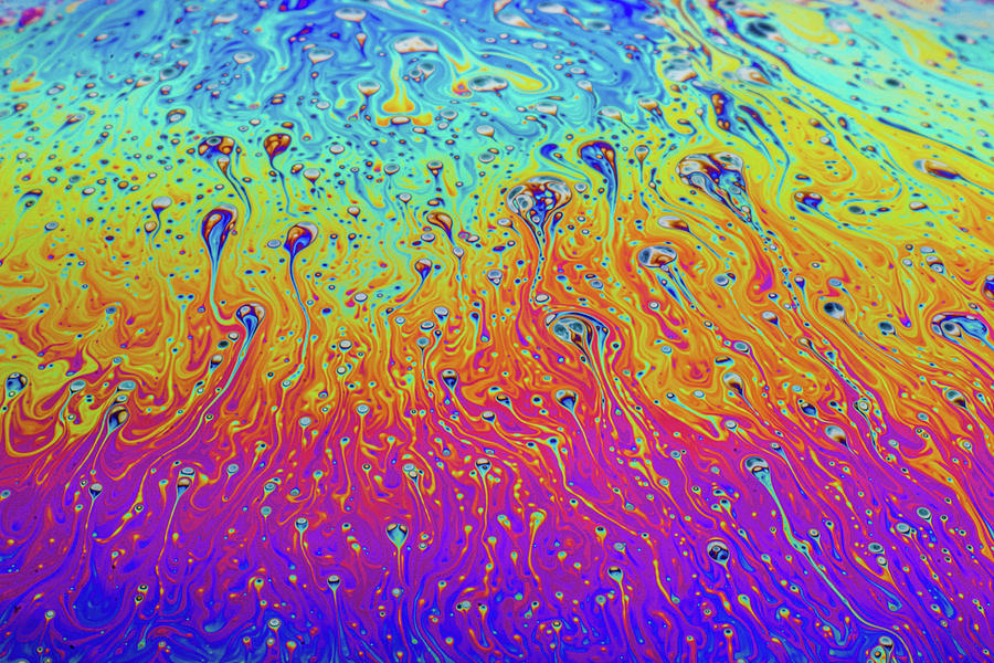 Soap Bubble Macro Refraction Photograph by SR Green