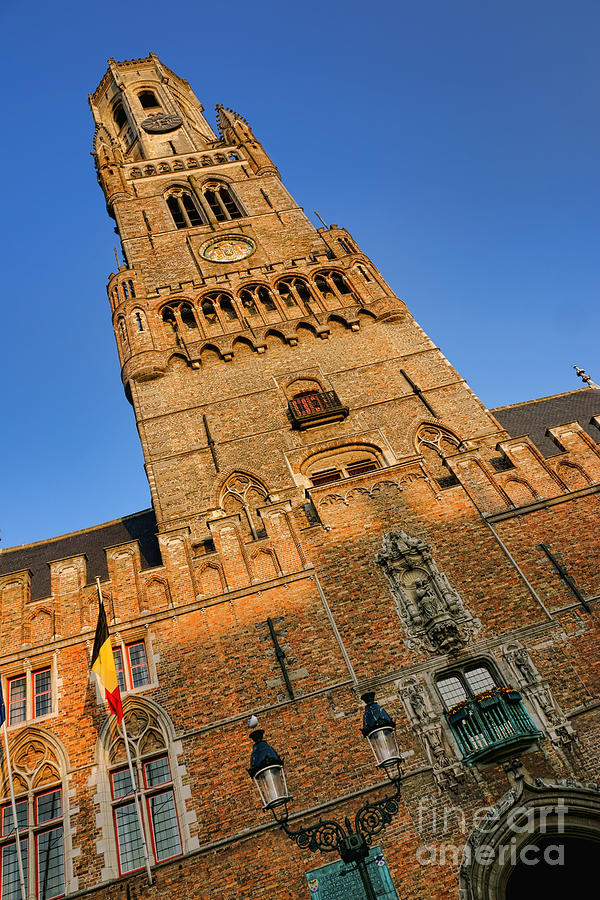 Soaring Belfry of Bruges Photograph by Olivier Le Queinec