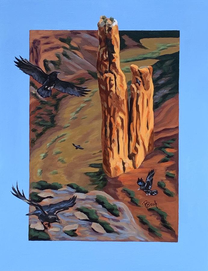 Soaring Heights Painting by Rachel Suzanne Beck