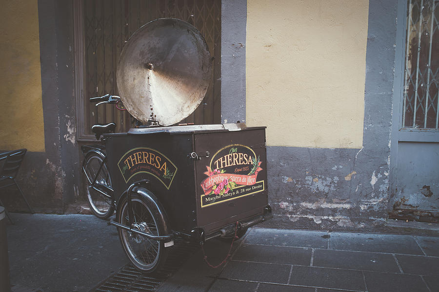Socca cargo food bike Photograph by Jean-Luc Farges