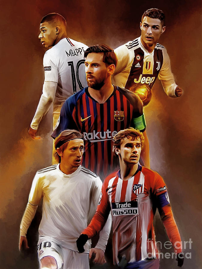 Soccer Celebrities  Painting by Gull G