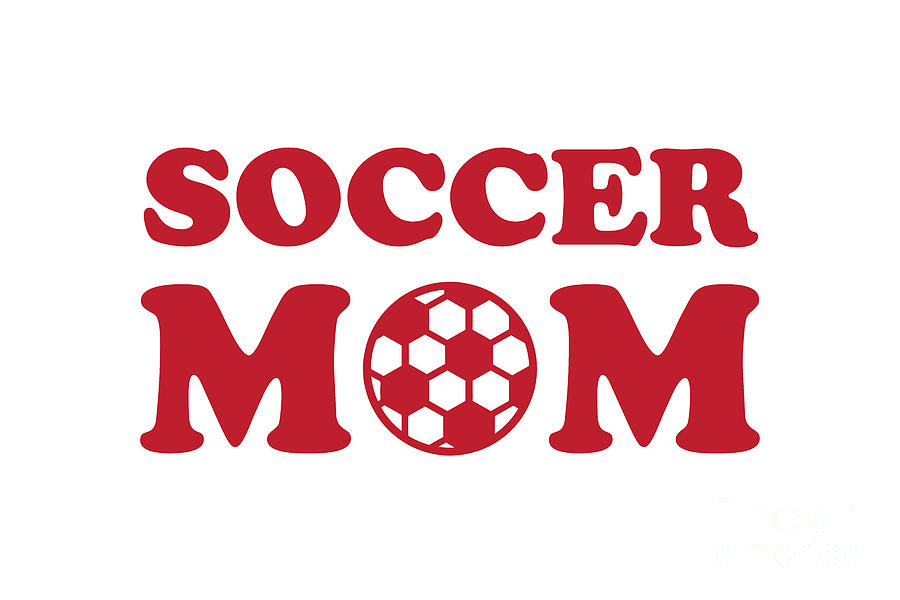 Soccer Mom Red Digital Art
