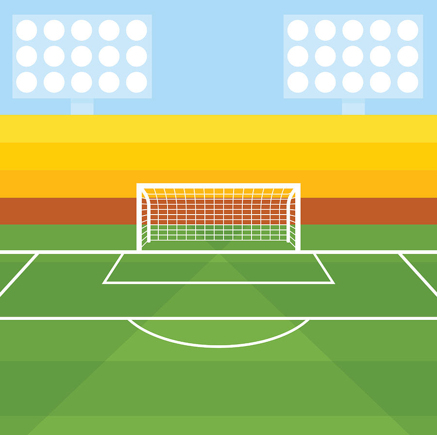 Soccer Penalty Football Goal Area. Digital Art by Tom Hill - Fine Art ...