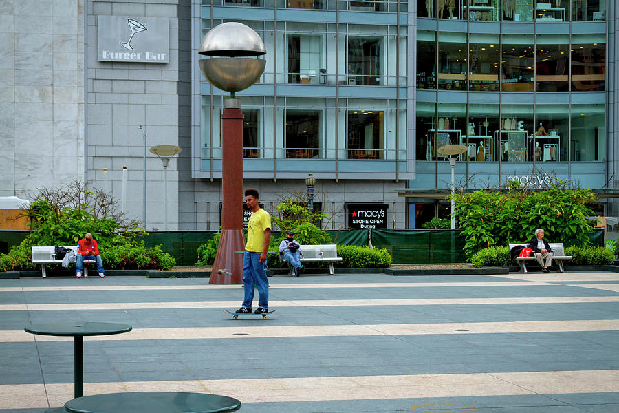 Social Distancing At Union Square Photograph