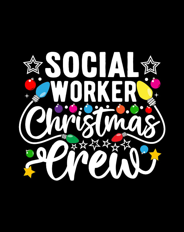 social worker christmas shirts