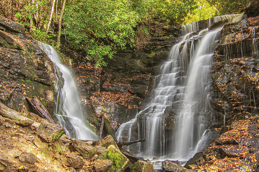 Soco Falls Revisited - Great Smoky Mountains Photograph by Bob Decker