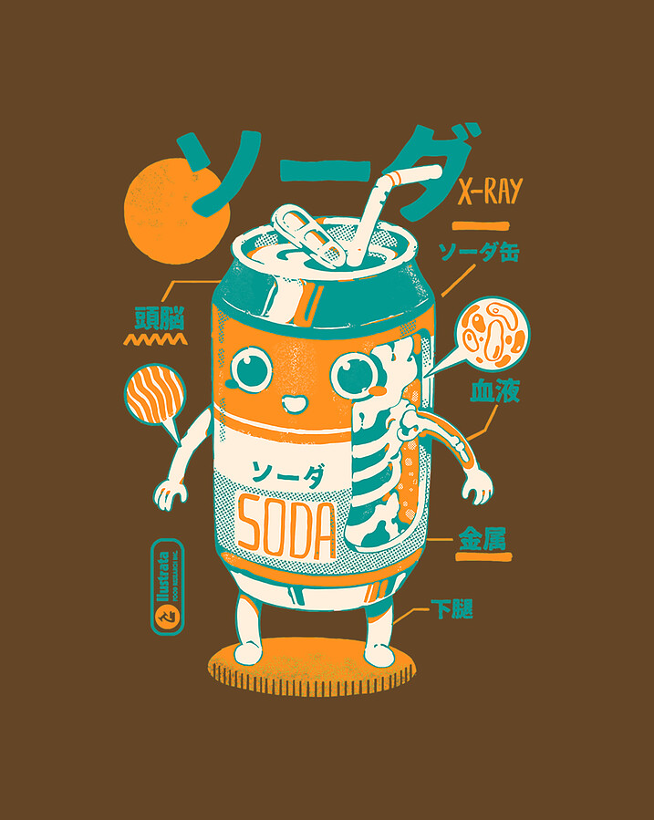 Soda Can X Ray Digital Art by Nell Roberts Fine Art America