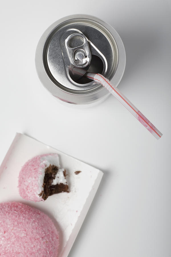 Soda pop and snack cake Photograph by David Engelhardt