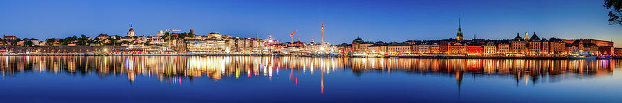 Stockholm Photograph - Sodermalm to Gamla Stan Reflection in the Baltic Sea by Dejan Kostic Stockholm Photograph - Sodermalm to Gamla Stan Reflection in the Baltic Sea by Dejan Kostic