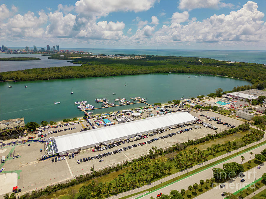 SoFlo Boat Show 2023 aerial photo print Photograph by Felix Mizioznikov ...