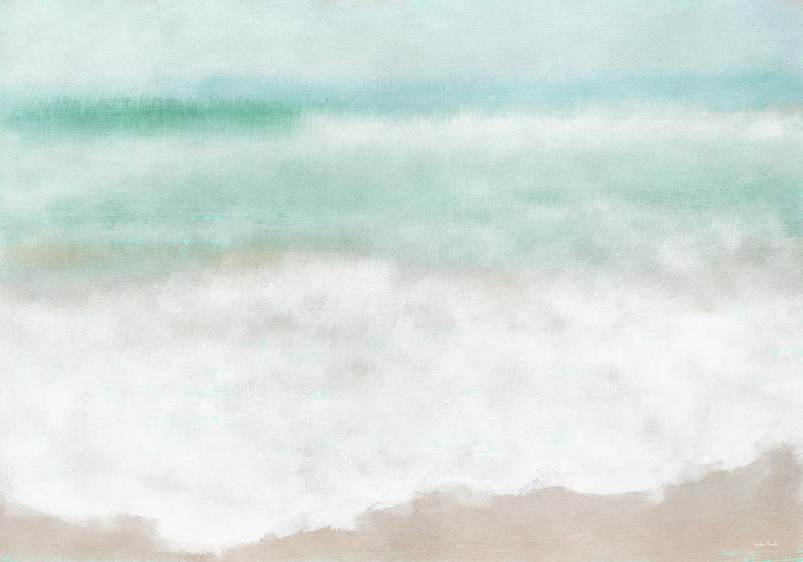 Soft Beach Dream- Art by Linda Woods Mixed Media by Linda Woods