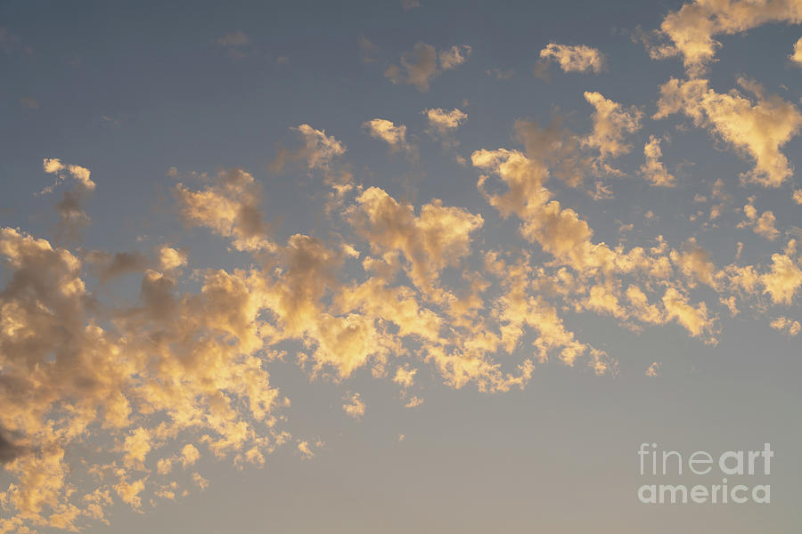 Soft clouds at sunset near the Mediterranean coast 4 Photograph by Adriana Mueller