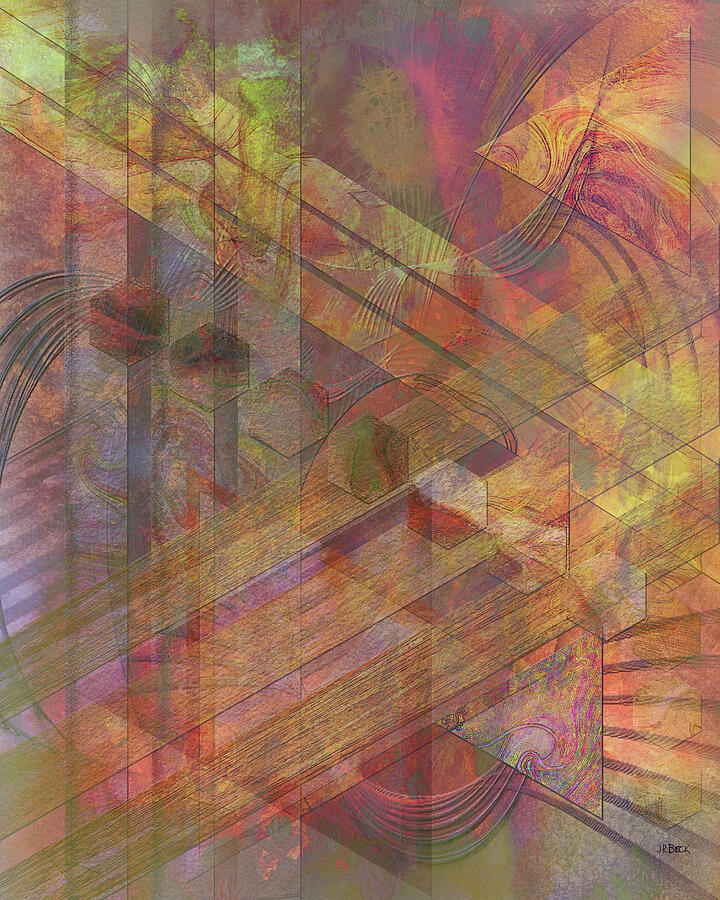 Abstract Digital Art - Soft Fantasia by Studio B Prints Abstract Digital Art - Soft Fantasia by Studio B Prints