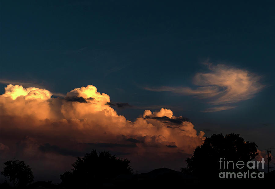 Soft Iridescent Clouds Photograph by Sandra Js