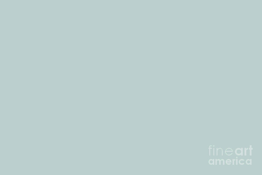 Soft Pastel Blue Solid Color Digital Art by PIPA Fine Art - Simply Solid