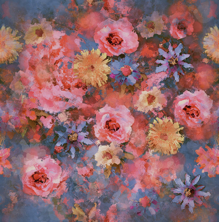 Soft Pink Roses Painting by Natalie Holland