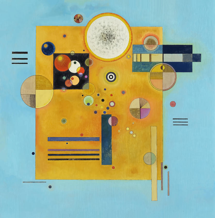 Soft Pressure By Wassily Kandinsky Painting
