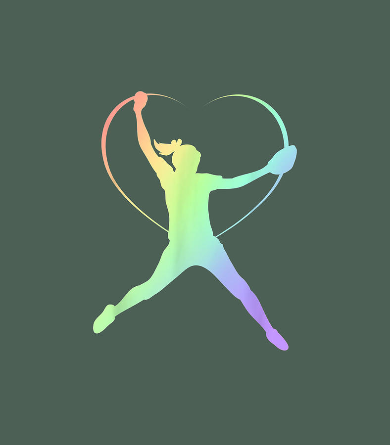 Soft Rainbow Softball For Digital Art by Mumin Aise - Pixels