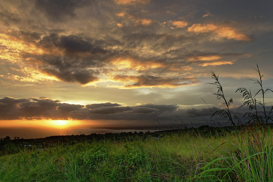 Soft Rural Hawaiian Sunrise Photograph by Heidi Fickinger