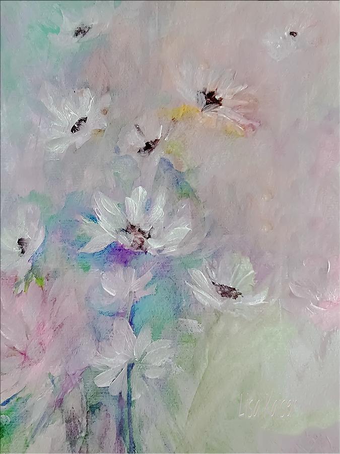 Soft Summer Daisies Painting by Lisa Kaiser