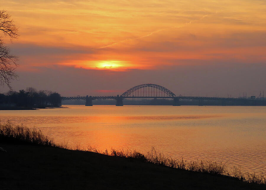 Soft Sunset on the Delaware River Photograph by Linda Stern Soft Sunset on the Delaware River Photograph by Linda Stern