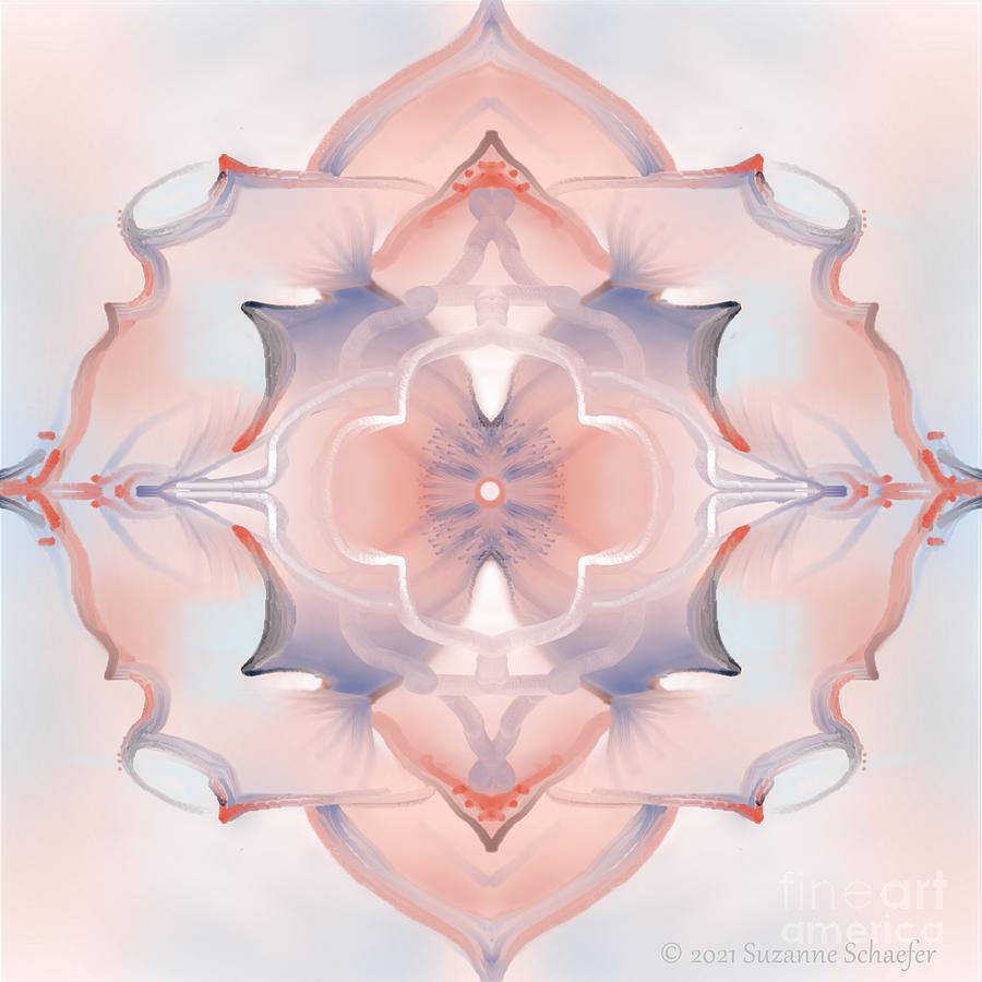 Soft Symmetry Digital Art by Suzanne Schaefer