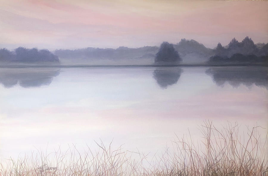 Landscape Painting - Soft Water by Jeanette Jarmon