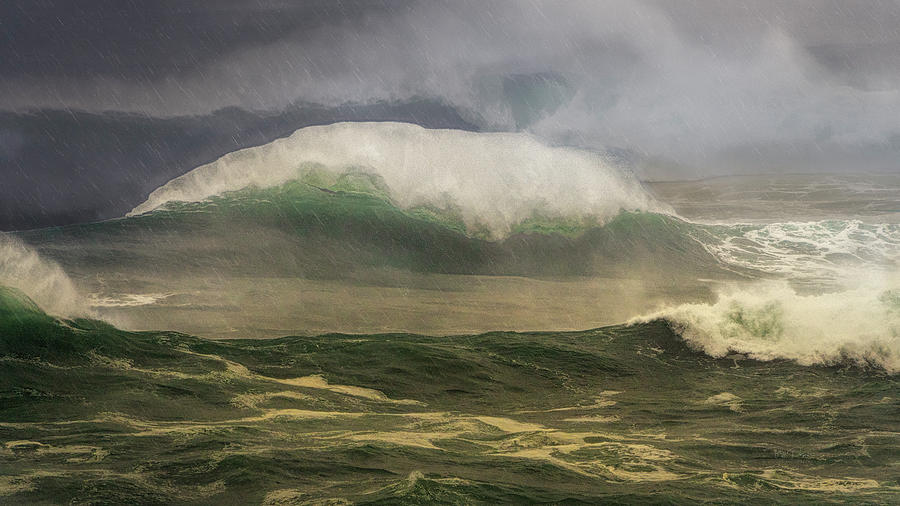 Soft Waves in Paint Photograph by Bill Posner