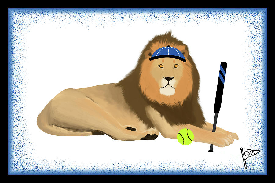 blue lion college logo