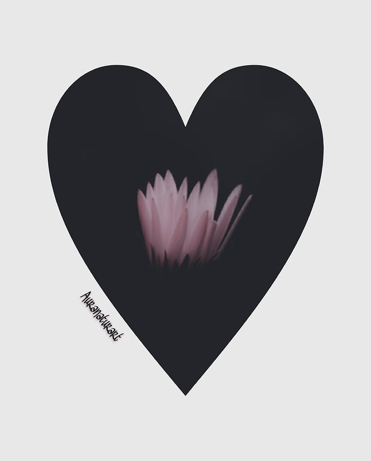 Softly Beautiful heart Digital Art by Auranatura Art