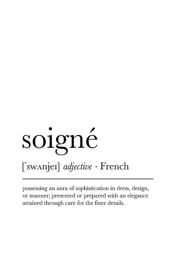 Soign Definition Poster nostalgia gift Painting by Rose Hunt | Fine Art ...