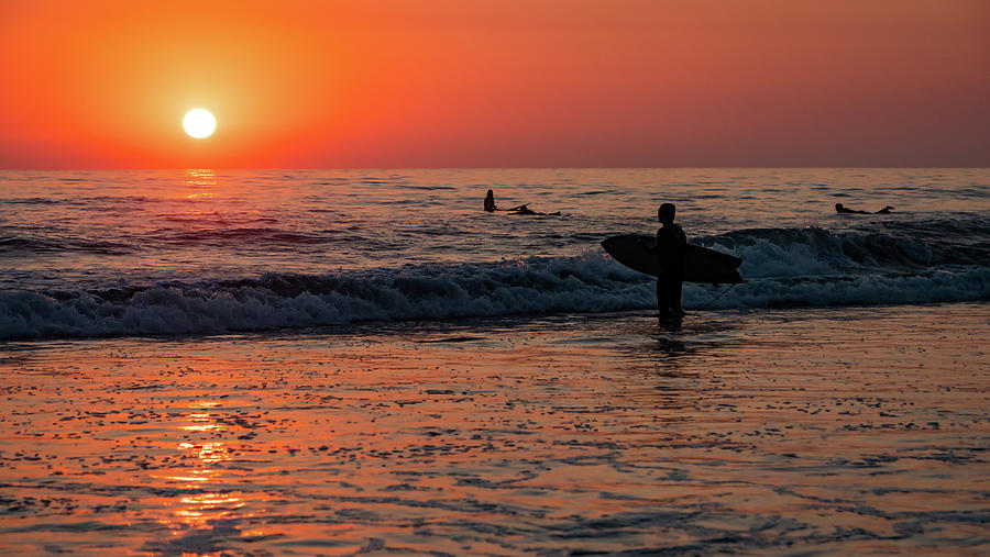 Solana Beach California Surfing Photograph by Anthony Giammarino