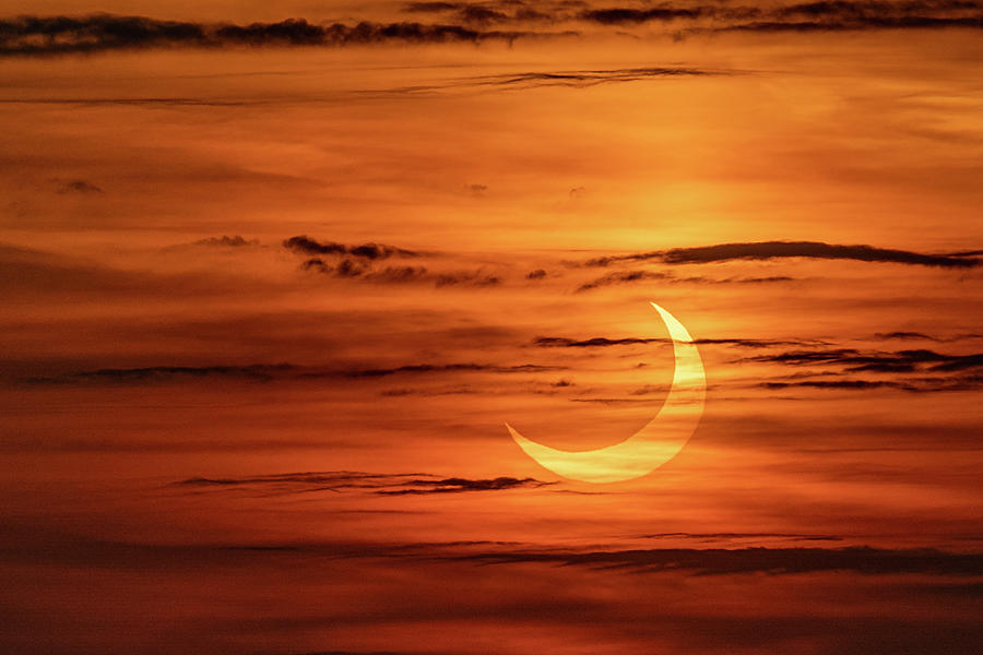 Solar Eclipse 2021 Photograph by Kevin Suttlehan