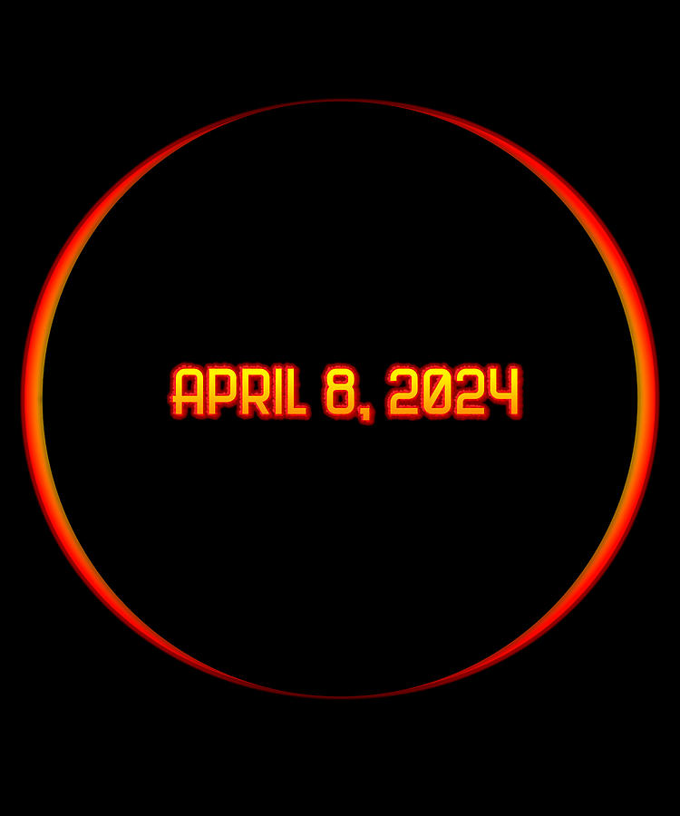 Solar Eclipse April 8 2024 Digital Art by Flippin Sweet Gear