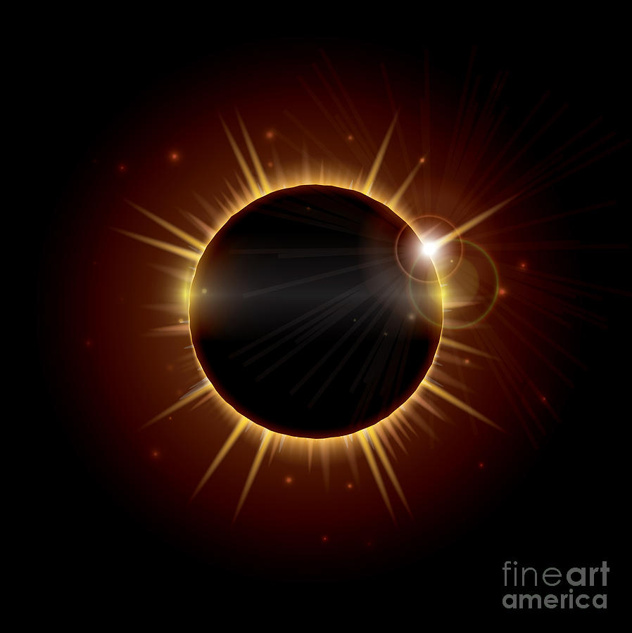Solar eclipse Photograph by Jane Rix