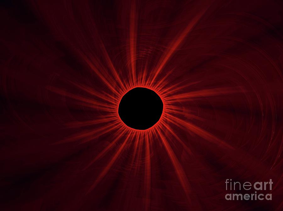 Solar Eclipse Digital Art by Esoterica Art Agency