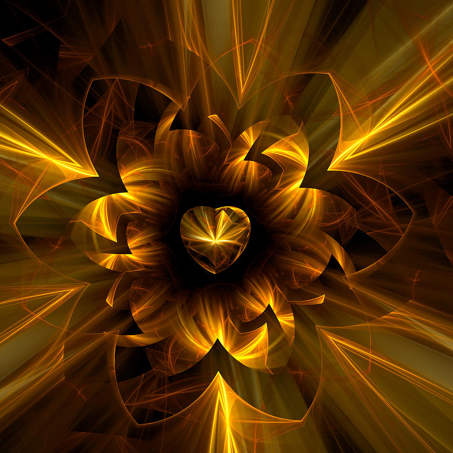 Solar Plexus Chakra Digital Art by Mary Ann Benoit