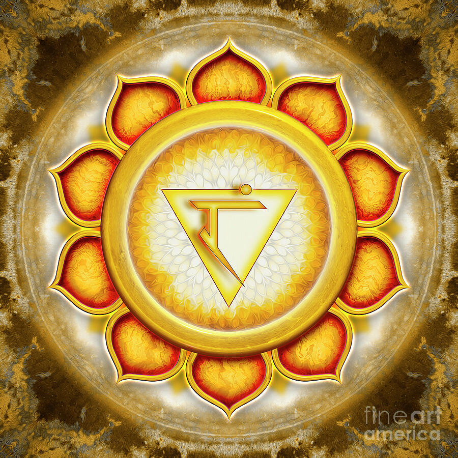 Solar Plexus Chakra - Series 5-2 Digital Art by Dirk Czarnota | Pixels