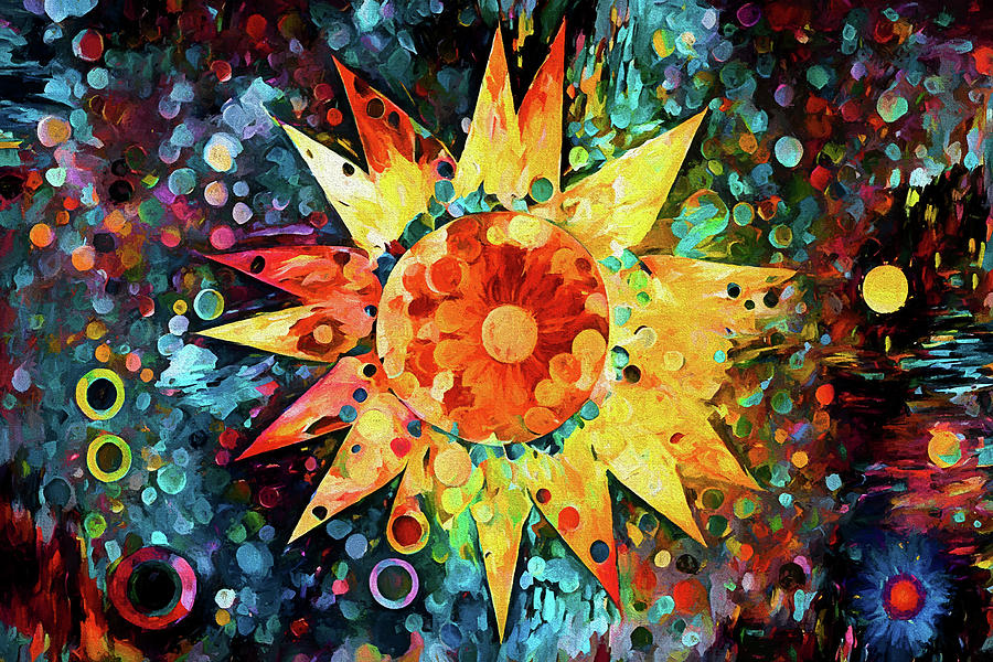 Solar Power Digital Art by Peggy Collins