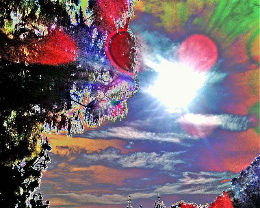 Solarized Sky Photograph by Andrew Lawrence