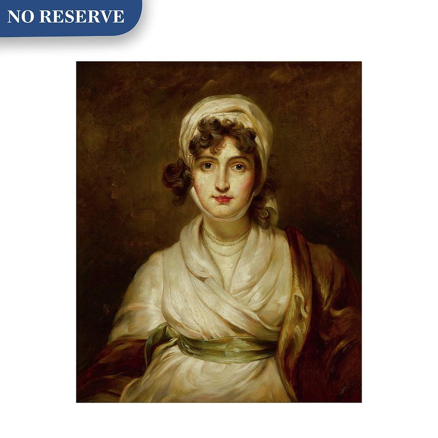 Sold Without Reserve Follower Of Sir Thomas Lawrence, P.r.a. Portrait Of Sarah Siddons 1755 - 1831 B Painting