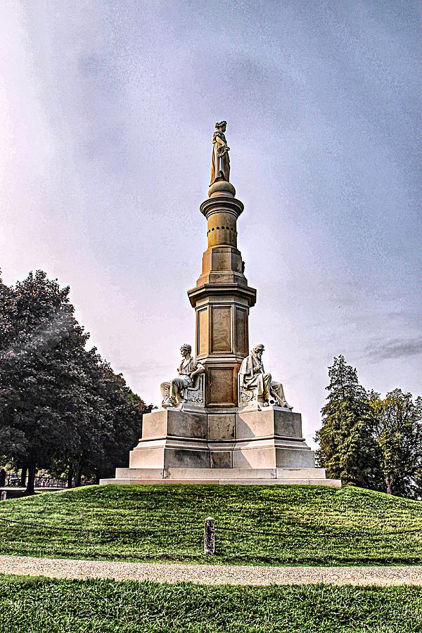 Soldiers Monument Gettysburg National Cemetery Photograph By William E ...