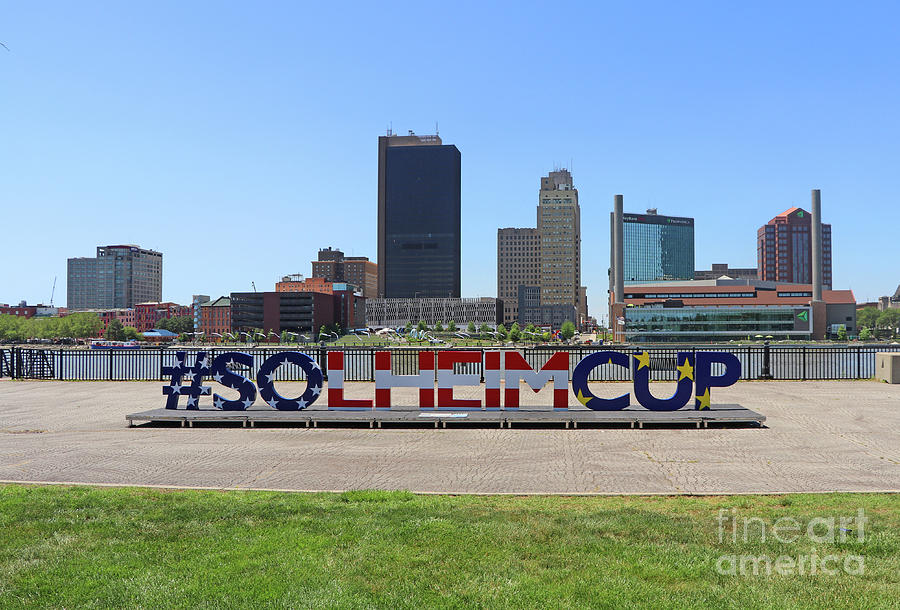 Solheim Cup Sign Downtown Toledo 7683 Photograph by Jack Schultz