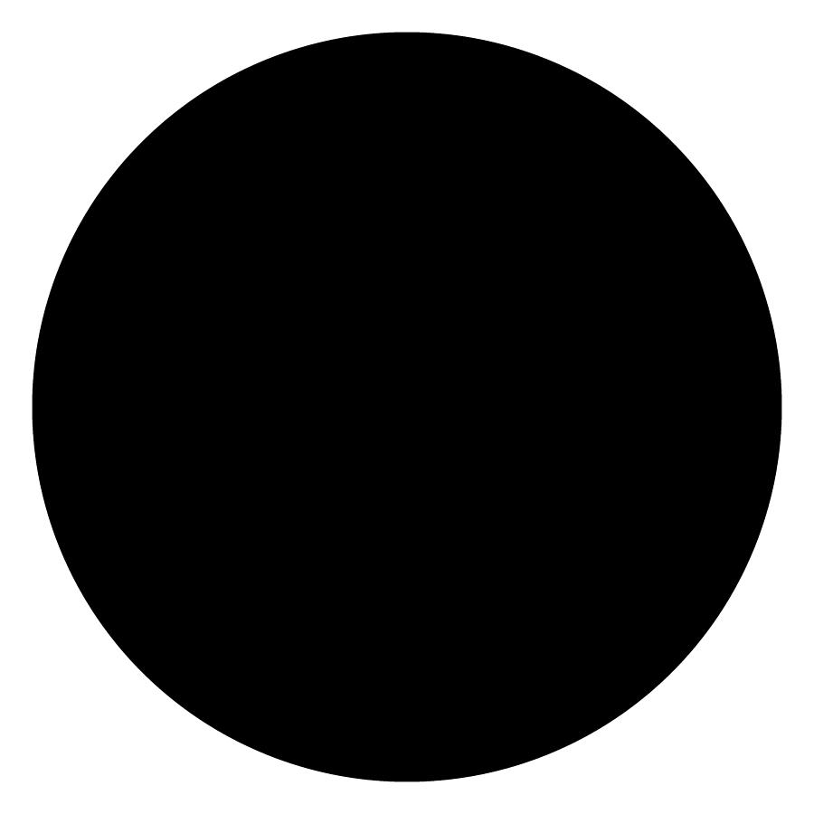 Solid Black Circle Photograph by Bill Swartwout