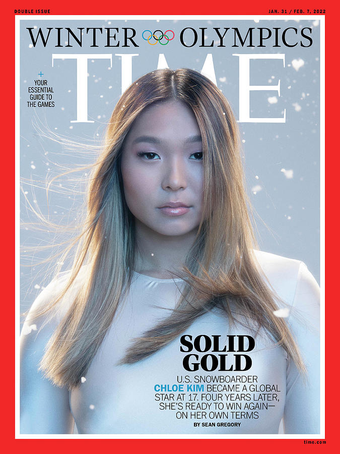 Solid Gold - Chloe Kim Photograph by Photograph by Bryan Huynh Collective for TIME