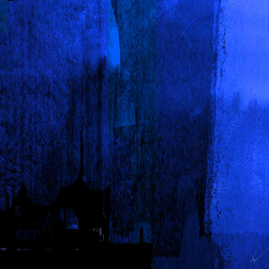 Solitude In Blue - Part 1 Digital Art by Ken Walker