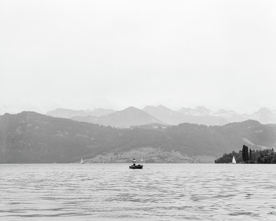 Solitude on Lake Lucerne - 2019 Photograph by Stephen Russell Shilling